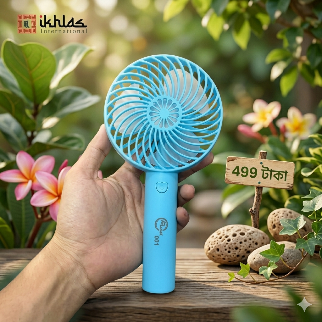 Portable Rechargeable Mini Hand Fan - High Speed Pocket Fan